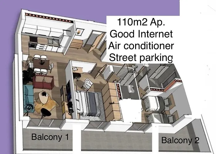 Lovely Place. Close To & Boulevard Apartament *